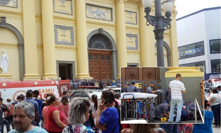 Tiroteo en una catedral de Sao Paulo Más de cinco muertos por un tiroteo en una catedral de Sao Paulo